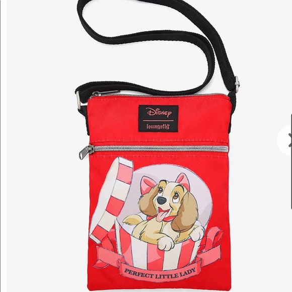 Loungefly Handbags - Loungefly Disney Lady And The Tramp Passport Crossbody Bag